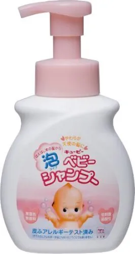 Детский шампунь-пенка для волос COW с 1-х дней жизни (Без слез) Kewpie 350 мл.
