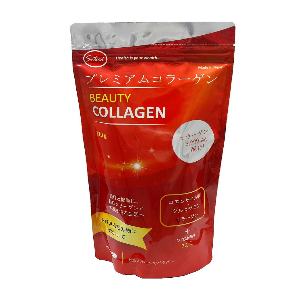 БАД Премиум коллаген Бьюти коллаген Сатори SATORI (Beauty Collagen Satori) МУ с мерной ложкой 210 гр