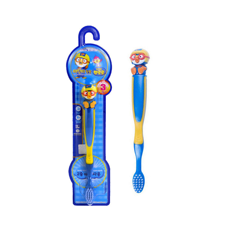 Зубная щетка Pororo для детей от 3 лет (Цыплёнок, мягкая), 1 шт