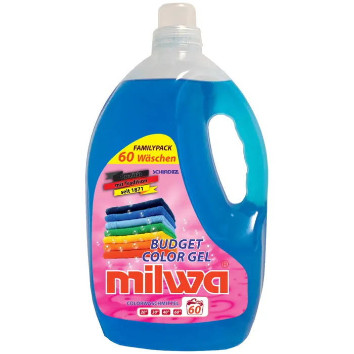 Гель для стирки Milwa Budget Color Gel для цветного белья, 3 л