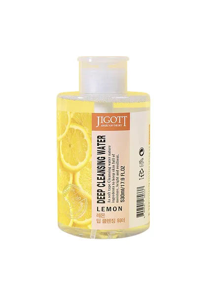 Мицеллярная вода Jigott Lemon Deep Cleansing Water, 530 мл