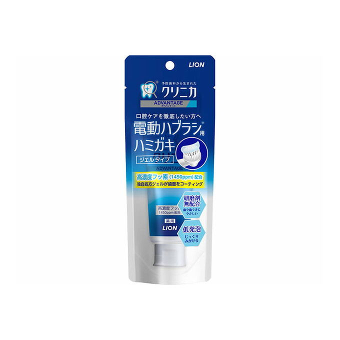 Зубной гель LION Clinica Advantage для профилактики кариеса, 90 г