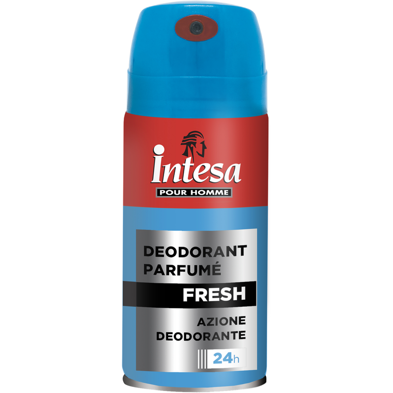 Парфюмированный дезодорант для тела INTESA FRESH в аэрозольной упаковке 150 мл