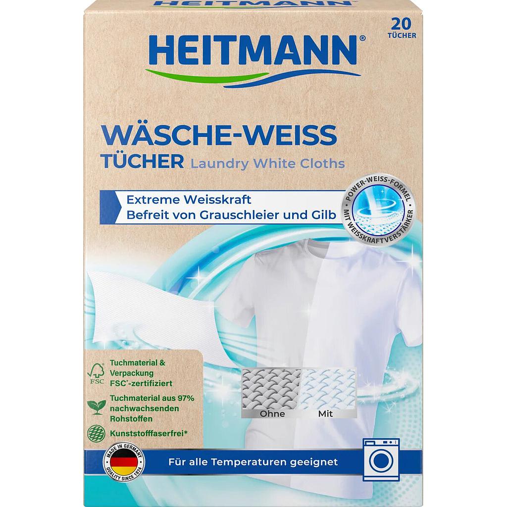 Салфетки для стирки белого белья Heitmann 20 шт.