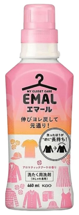 Гель для стирки KAO Emal для стирки деликатных тканей (цветочный аромат) 460 мл