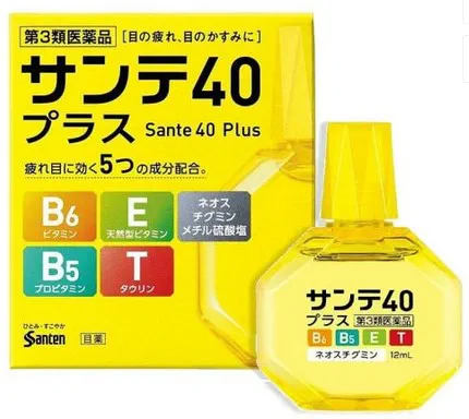 Капли для глаз Sante 40 Plus / 12 мл