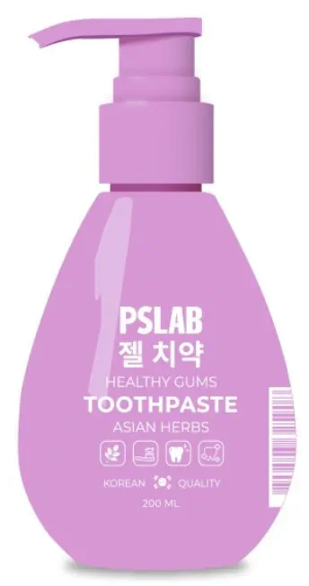 Зубная паста для профилактики воспалений десен PSLAB, ASIAN HERBS, 200 мл